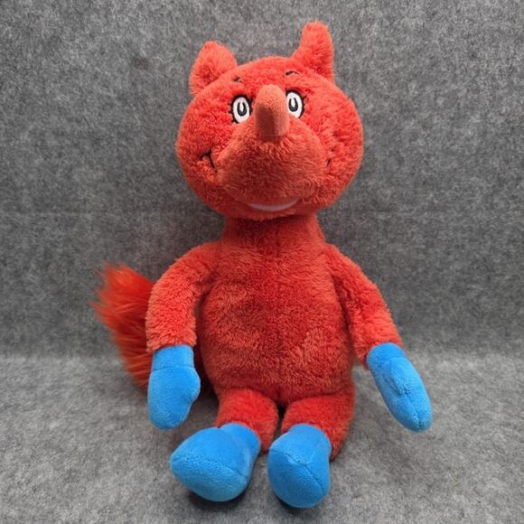 Kohls Cares Dr Seuss Red Fox in Socks Plush 15 Inch Stuffed Animal Toy - Picture 1 of 9